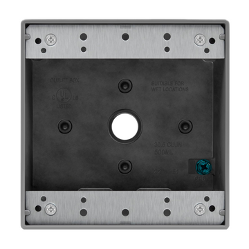 Enerlites 1/2 in. 2-Gang 5-Holes Weatherproof Box
